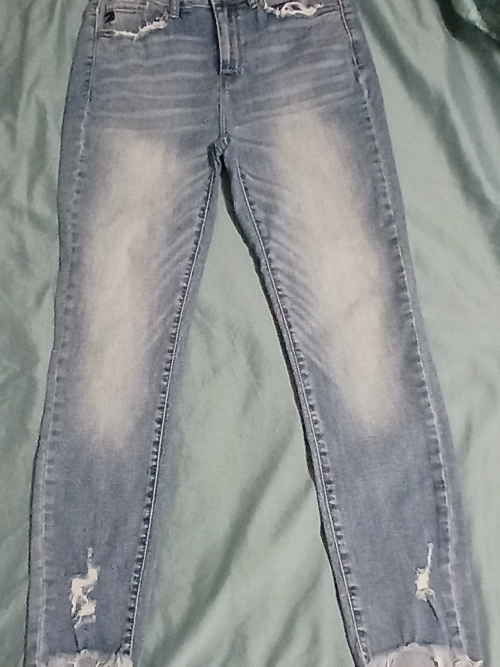 KanCan Light Blue Distressed Skinny Jeans